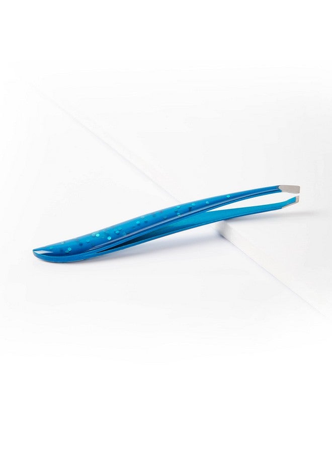 Trim Azure Collection Slant Tip Tweezerprecisionground Tips Grasp Even The Finest Hairsangled To Align With The Brow'S Natural Archcalibrated Tension For More Controlstainless Steel - Image 5