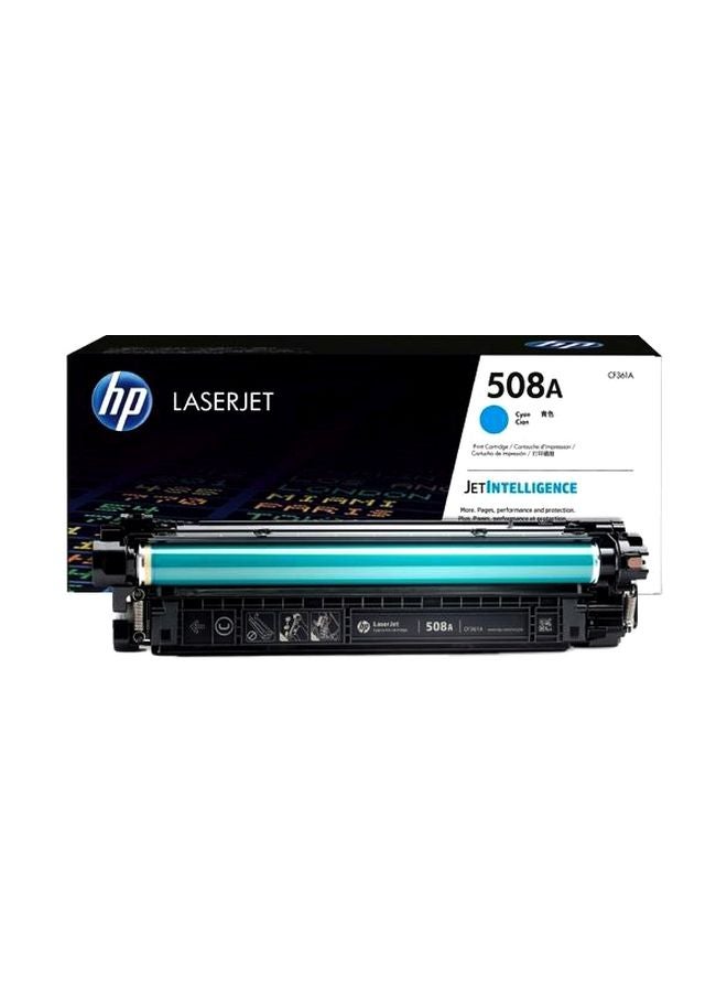 HP خرطوشة حبر 508A أصلية لطابعة ليزر جيت أزرق سماوي - Image 1