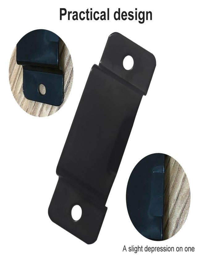 EMVANV 6 PCs Tape Measure Holder Clip,with 12pcs Double Sided Rivets Measuring Tape Belt Holder for Leather Tape Holster and Tool Pocket Pouch(Black) - Image 4
