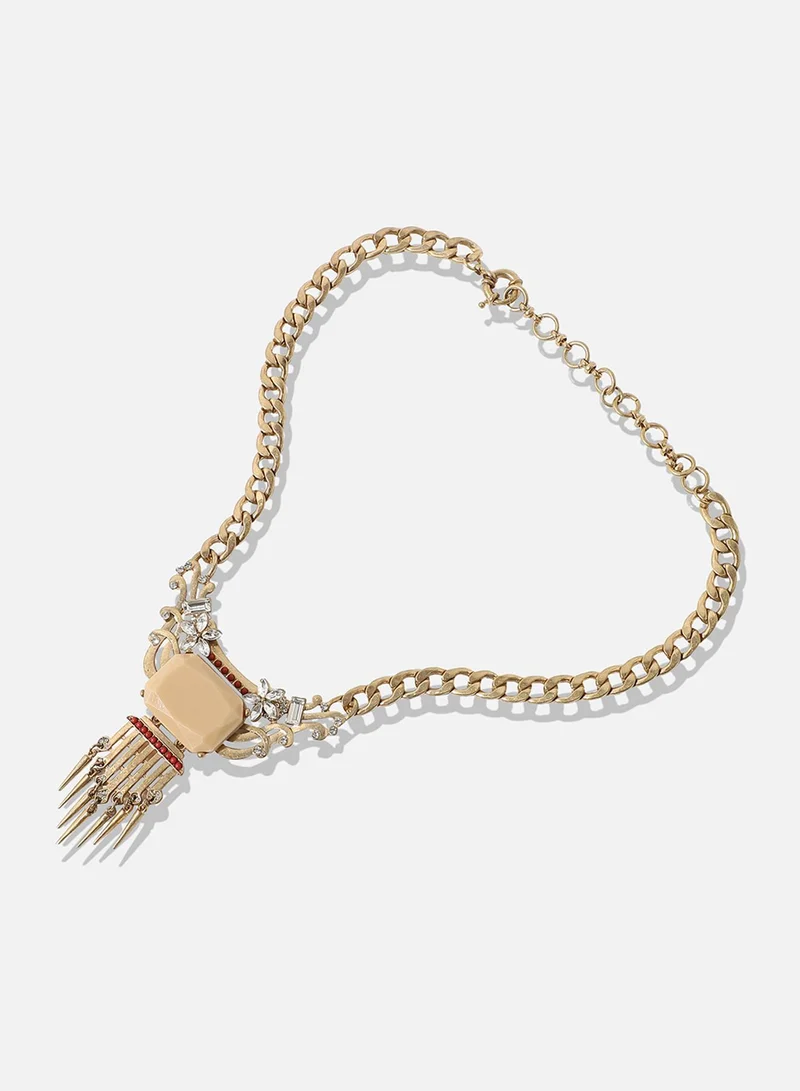 سوهي قلادة مصممة بأحجار متعددة الألوان