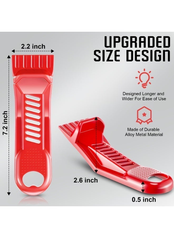 Luckam 2 Pack Drywall Lift Tools, All Metal Sheetrock Kicker with Built-In Rasp & Bottle Opener, Multifunctional Foot Panel Lifter for Wall Panels, Door Installation, Carpentry and Construction Projects - Image 4