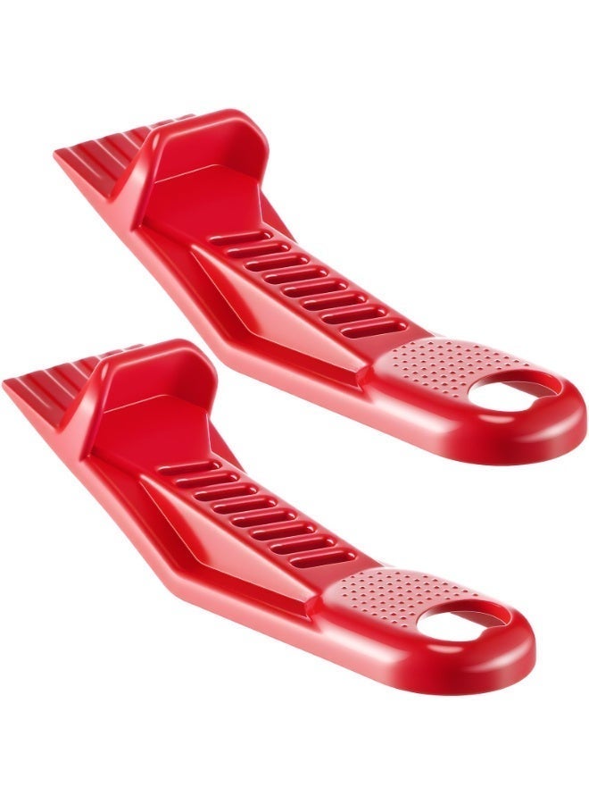 Luckam 2 Pack Drywall Lift Tools, All Metal Sheetrock Kicker with Built-In Rasp & Bottle Opener, Multifunctional Foot Panel Lifter for Wall Panels, Door Installation, Carpentry and Construction Projects - Image 1