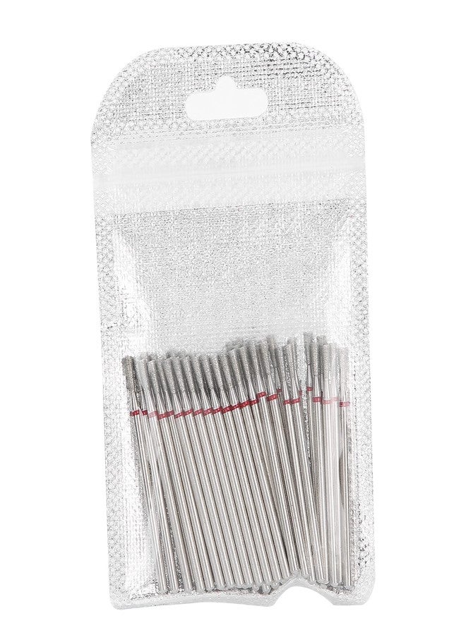 HURRISE Practical Nail Drill Bits, 50Pcs Nail Polishing Grind Head Replacement Accessory Manicure Tool For Acrylic Gel Nails Cuticle Clean Pedicure (F2-2.35mm) - Image 1
