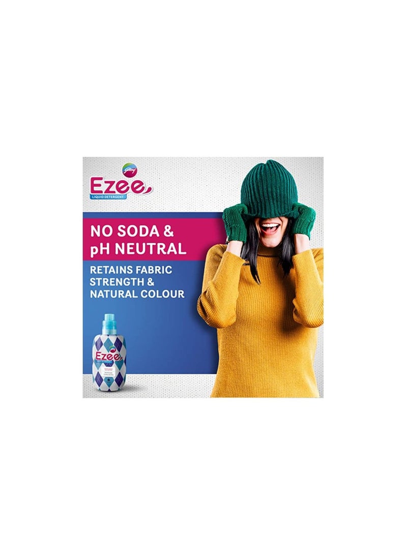 Ezee Ezee Liquid Detergent Refill Pouch Winterwear, Chiffon And Silks (2kgs)  - Image 3