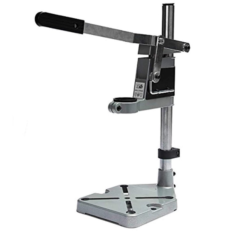 MAHARAJ Complete Hand Drill Machine Stand 400mm Mini Drill Stand Bench Press Aluminum Base Angle Drill 10 mm Chuck Size 400mm Hand Drill Stand CM4 Drill and Vice not Included  - Image 2