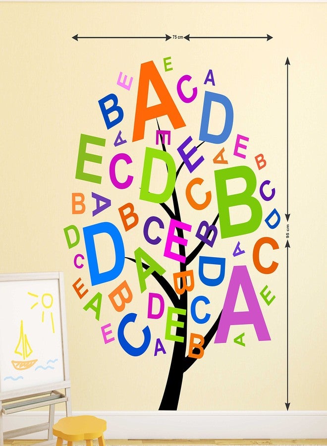 Wallstick ' Alphabets ' wallsticker (Vinyl 75 cm x 95 cm) - Image 2
