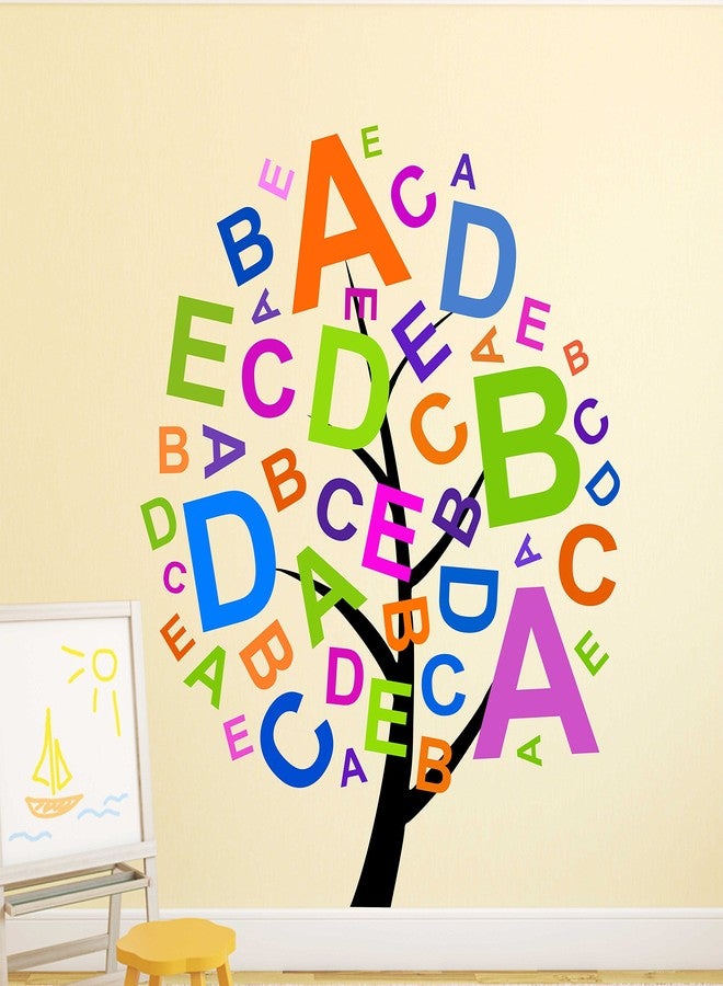 Wallstick ' Alphabets ' wallsticker (Vinyl 75 cm x 95 cm) - Image 1