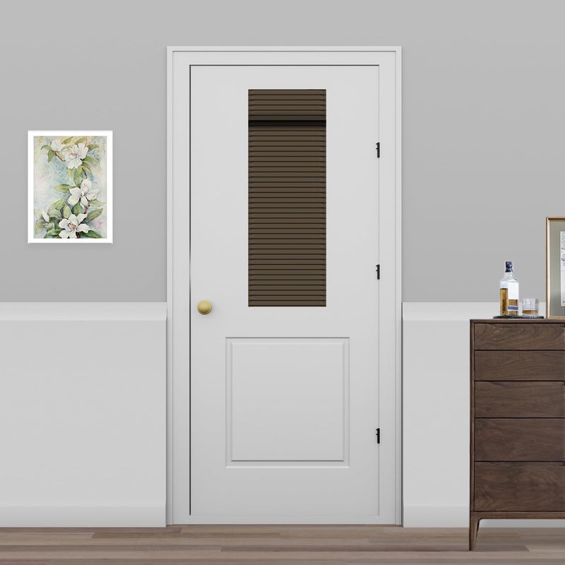 Muamar Side Door Window Covering  Front Door Shades for Small Window  Thermal Insulated Privacy Sidelight Curtain  Coffee  1 Panel  W12 X L70 - Image 4