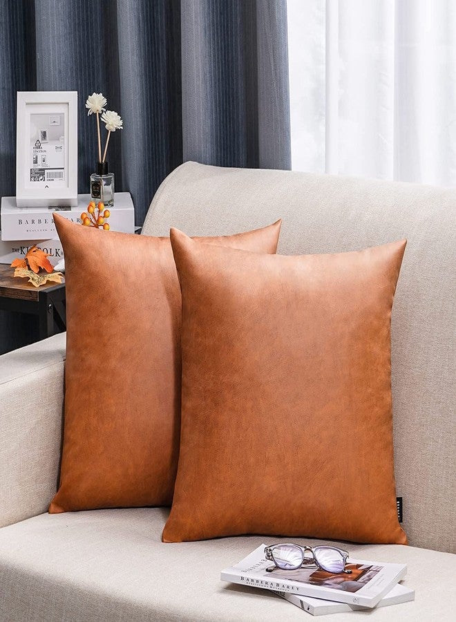 Auto Oprema (Award Winner at INDIA'S Rising Star 2024 Universal Design for All Cars Pillow Cushion Neck Rest, Set of 4 (Brown Leather Fabric) - Image 5