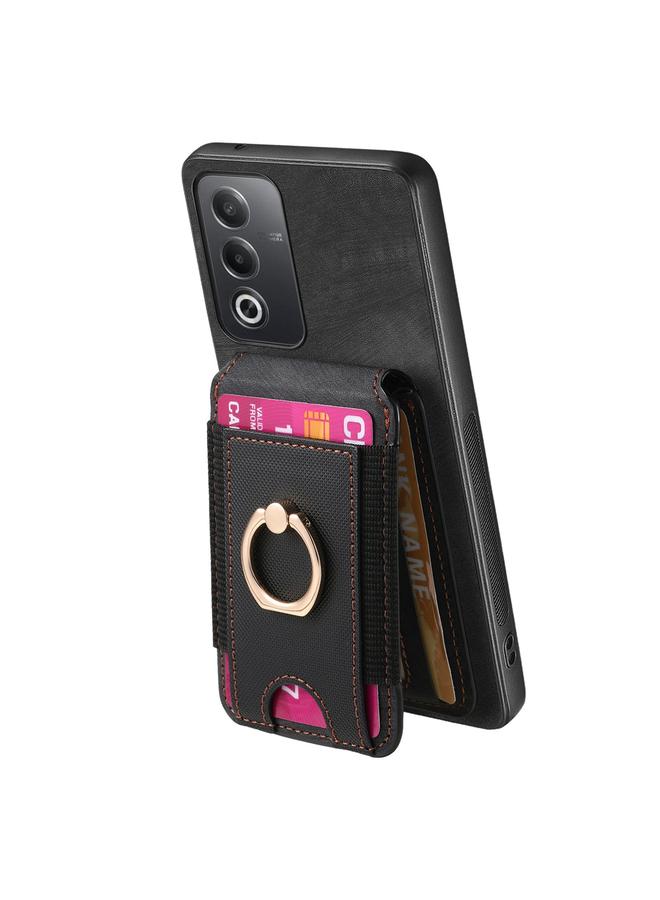 S-TOP Case For OPPO A15 Retro Splitable Magnetic Stand Card Bag Leather Phone Case - Image 4