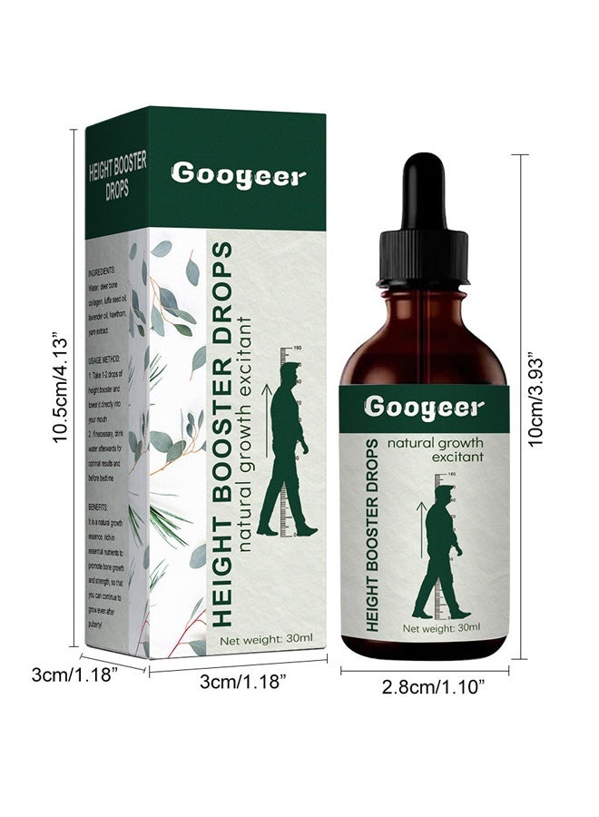 Googeer Height Growth Care oil- Plant Heightening Essential Oil - Plantar Acupoint Stimulation - Healthy Massage Essential Oil 30ml  - Image 2