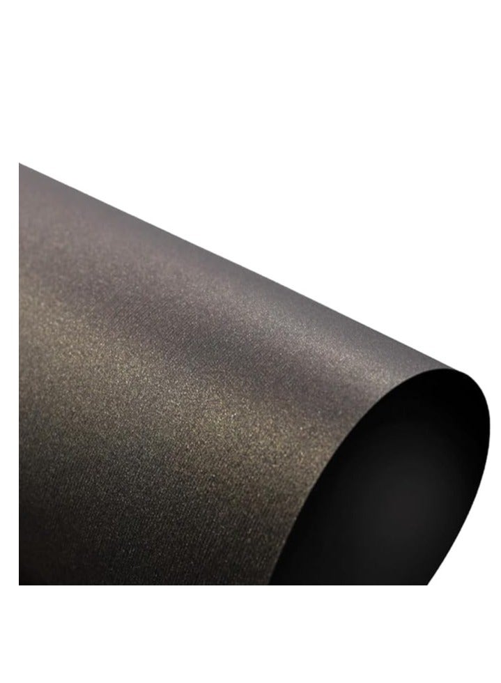 Generic 20 Sheets Black Shiny Textured Metallic paper 300 Gsm Size A4  - Image 3