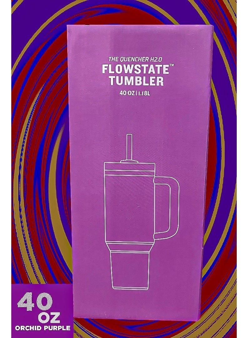 Stanley 40oz Stainless Steel Insulated Travel Tumbler | Leakproof FlowState Lid, Reusable Straw, Double-Wall Thermal Cup | BPA-Free, Eco-Friendly, Dishwasher Safe, Limited Edition with Slim Base & Handle - Image 5