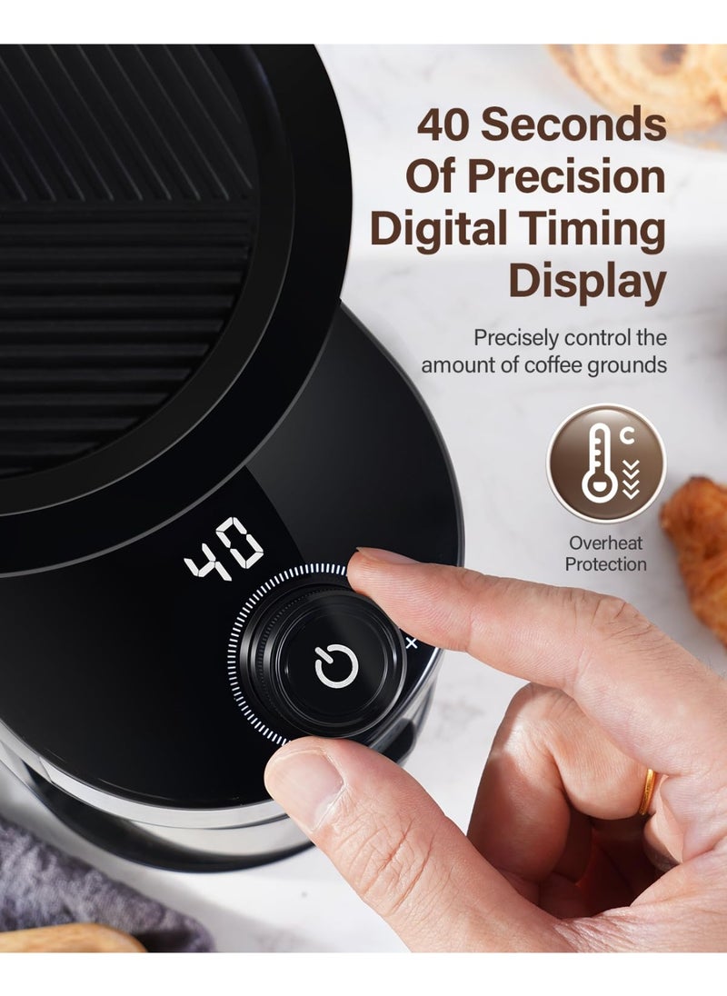 DIYANOO Electric Burr Coffee Grinder 3.0  Adjustable Burr Grinder 32 Precise Grind Settings Suitable for 2 14 Cups Black  - Image 4