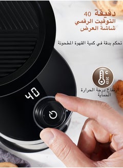 ديانو مطحنة قهوة كهربائية 2.0 مطحنة قهوة قابلة للتعديل مع 25 إعداد دقيق للطحن مناسبة 2-14 كوب أسود  - Image 4