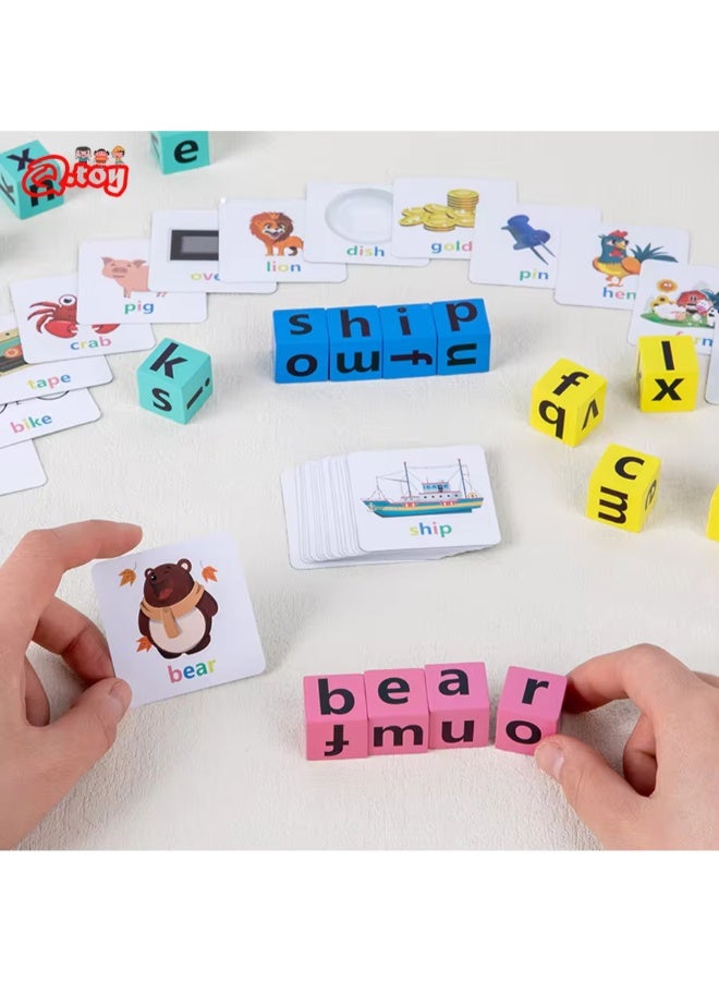 حديقة الألعاب مجموعة بطاقات تعلم اللغة الإنجليزية مع مكعبات – لعبة تعليمية للأطفال | أداة تطوير لغة تفاعلية | تجربة تعلم ممتعة للمتعلمين الصغار - Image 5