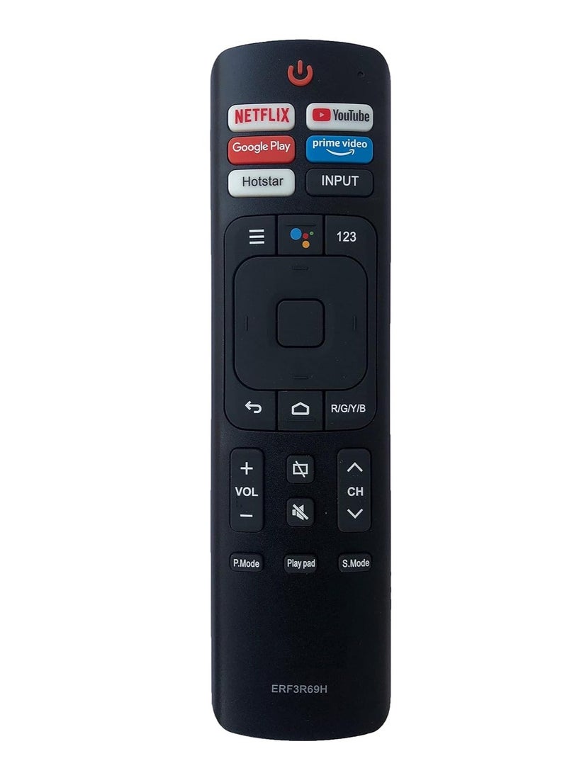 New Replacement Remote Control, Remote Control Fit, Universal Remote Control Compatible with Vu 4K Ultra HD Smart Android LED TV Remote Control (Without Voice Function)  - Image 4