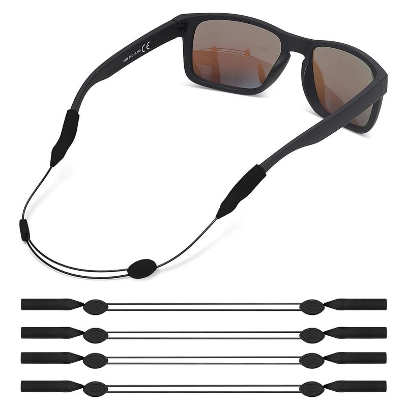 AEC Cable Zips Adjustable Sports Sunglasses Strap Eyeglasses Lanyard Retainer No Tail Anti Slip Glasses Holder Cord - Image 1