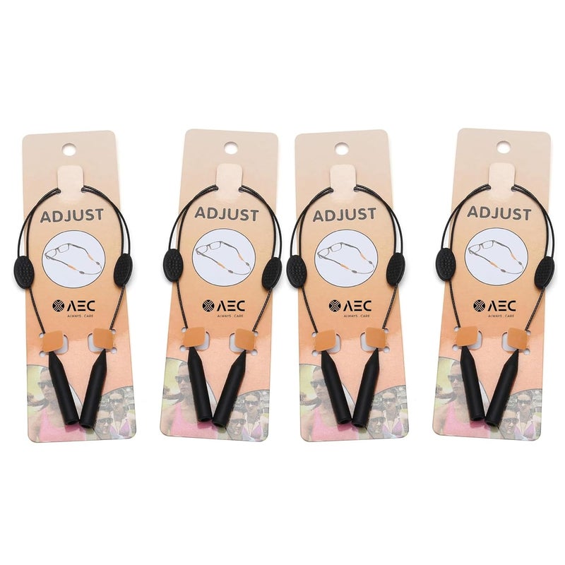 AEC Cable Zips Adjustable Sports Sunglasses Strap Eyeglasses Lanyard Retainer No Tail Anti Slip Glasses Holder Cord - Image 2