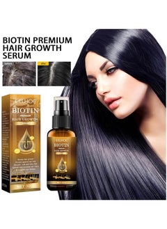 EELHOE Biotin Hair Growth Spray, Biotin Hair Growth Serum, Hair Growth Serums, Nourishing Hair Spray, Prevention of Hair Loss, Biotin Hair Loss Oil, Hair Growth Essential Oils, Nourishes Hair and Scalp (1PC)  - Image 4