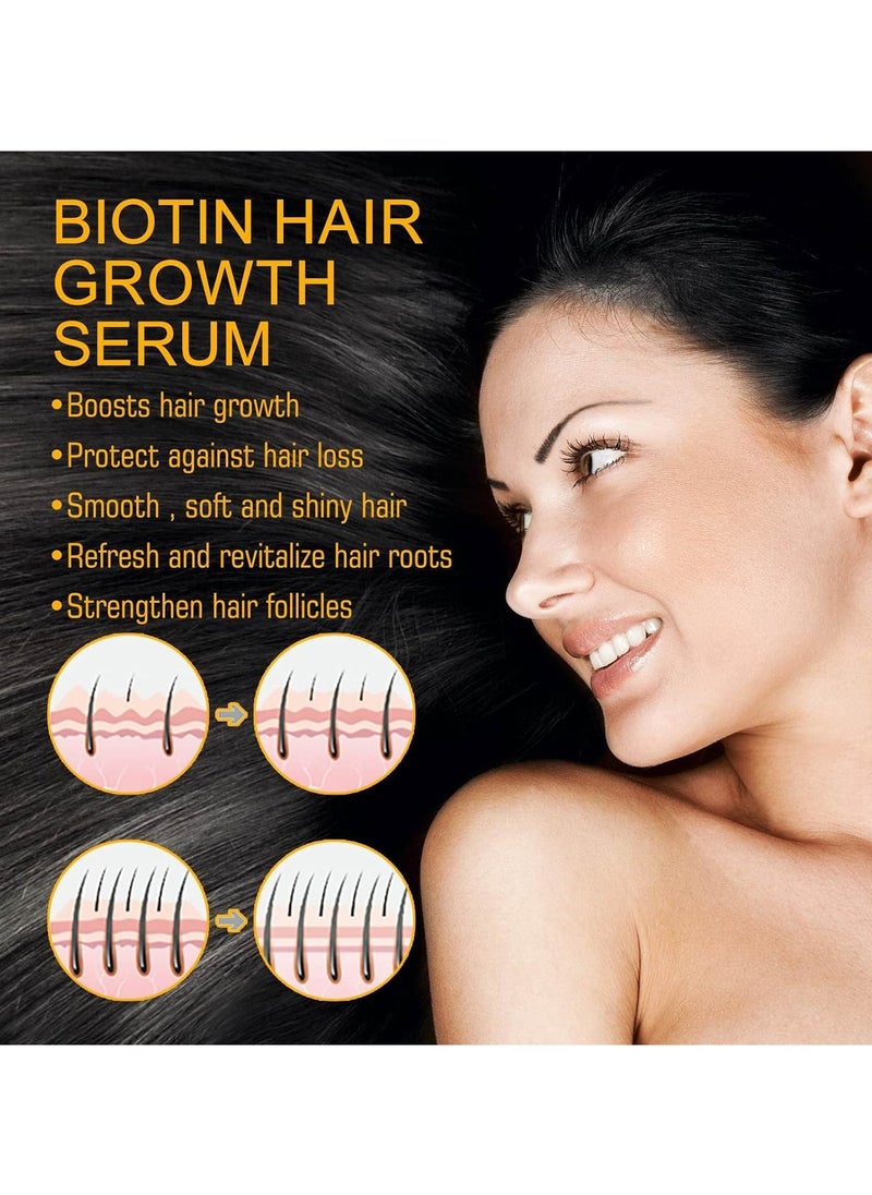 Biotin Hair Growth Spray, Biotin Hair Growth Serum, Hair Growth Serums, Nourishing Hair Spray, Prevention of Hair Loss, Biotin Hair Loss Oil, Hair Growth Essential Oils, Nourishes Hair and Scalp (1PC)