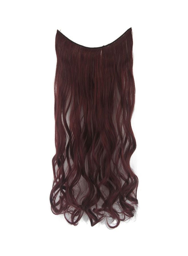 NIBEMINENT Long Wave Hair Extension Red