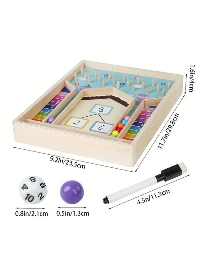 لعبة رياضيات خشبية خرز قراءة الأرقام التعليمي مع ألعاب الجمع نشاط تعليمي هدايا للأطفال - Image 3