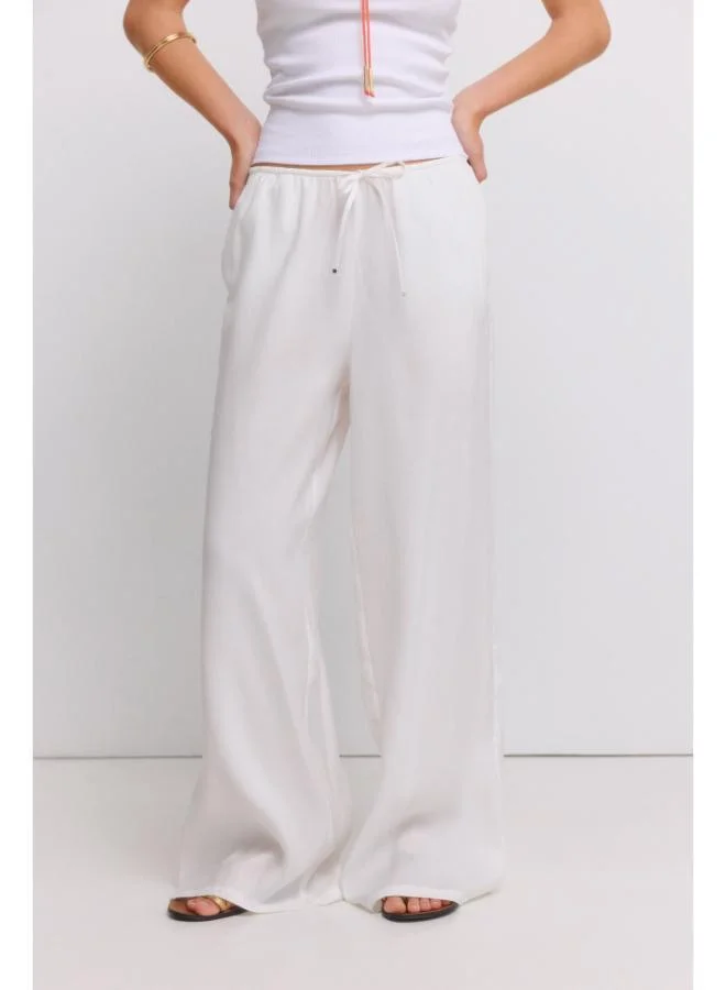 Springfield Wide leg jogger trousers