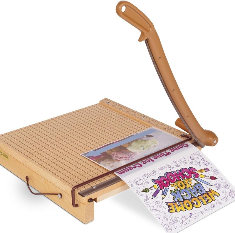 Swing Line Paper Trimmer, Guillotine Paper Cutter, 12" Cut Length, 15 Sheet Capacity, ClassicCut Ingento (1132) - Image 5