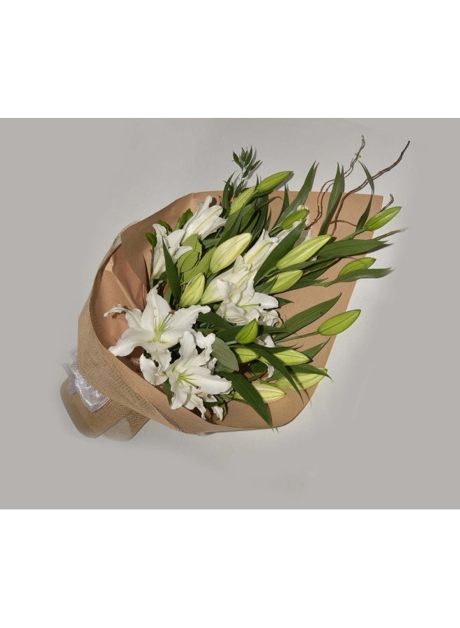 Carmel Flowers Elegant Lilly Bunch