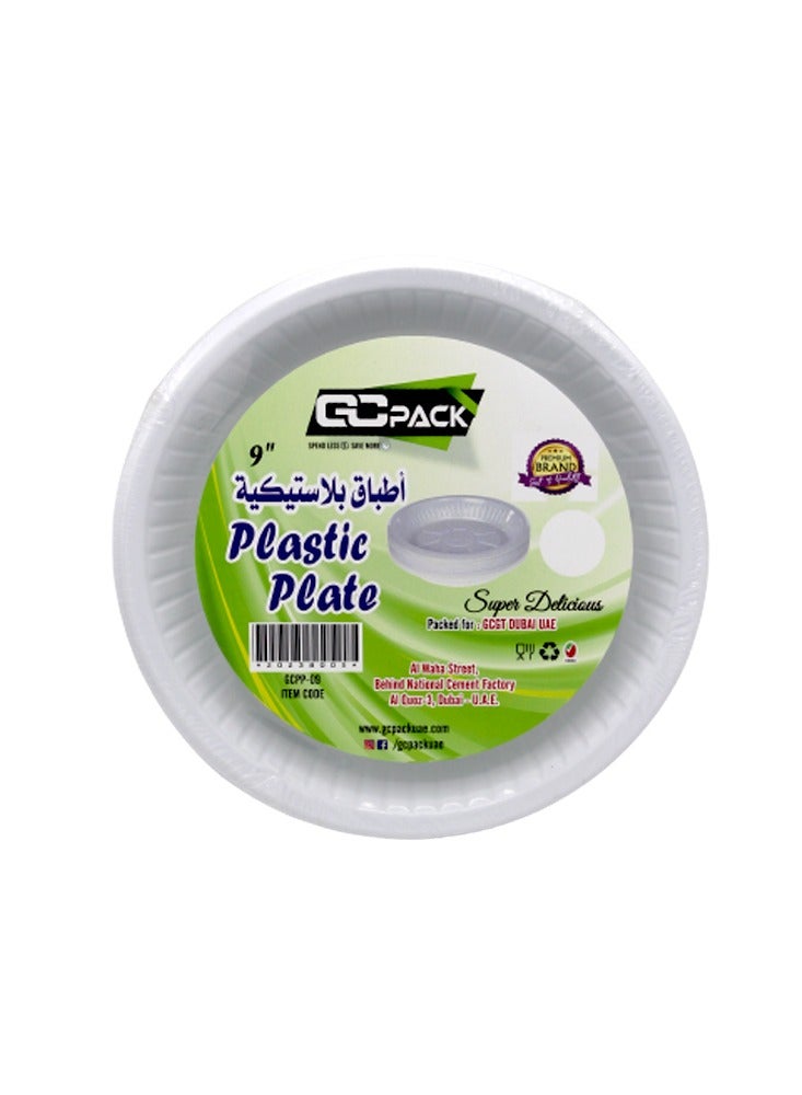 9 Inch disposable plastic plate