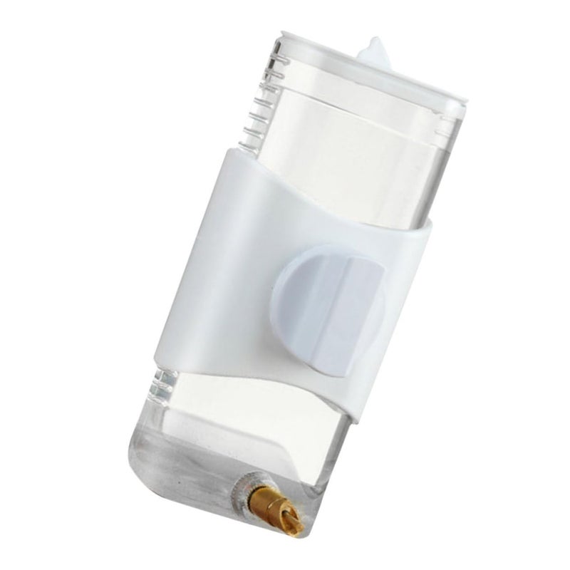 White Outdoor Bird Water Feeder And Drinker With Tap For Parrot Pigeon Cage Pet Supply - Image 2
