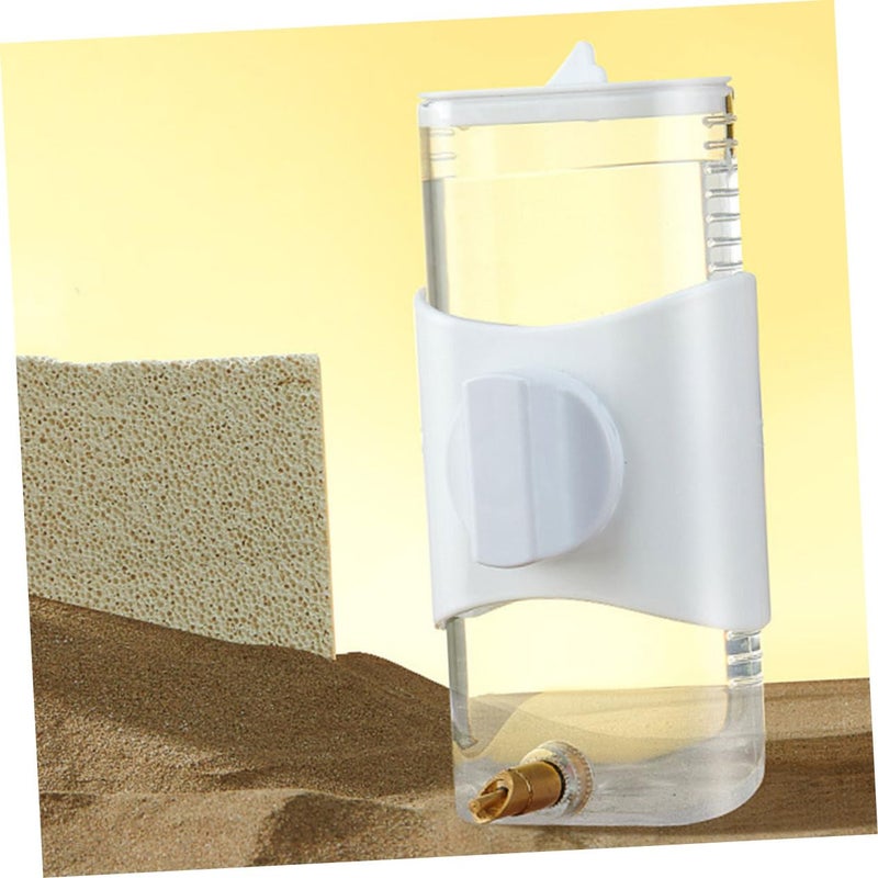 White Outdoor Bird Water Feeder And Drinker With Tap For Parrot Pigeon Cage Pet Supply - Image 4