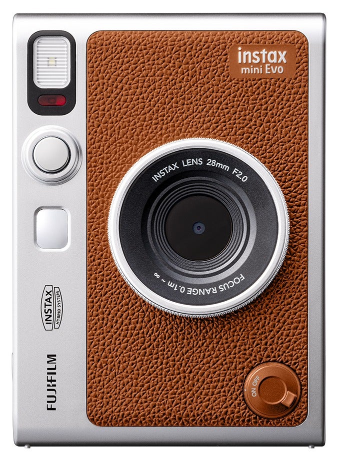 Instax Fujifilm instax mini Evo Instant Film Camera - Brown - Image 1