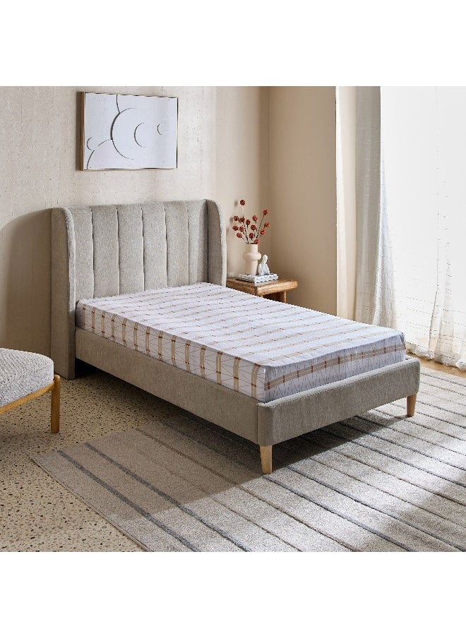 Home Box Malta Lattice Printed Cotton Twin Flat Sheet - 170x260 cm  - Image 2
