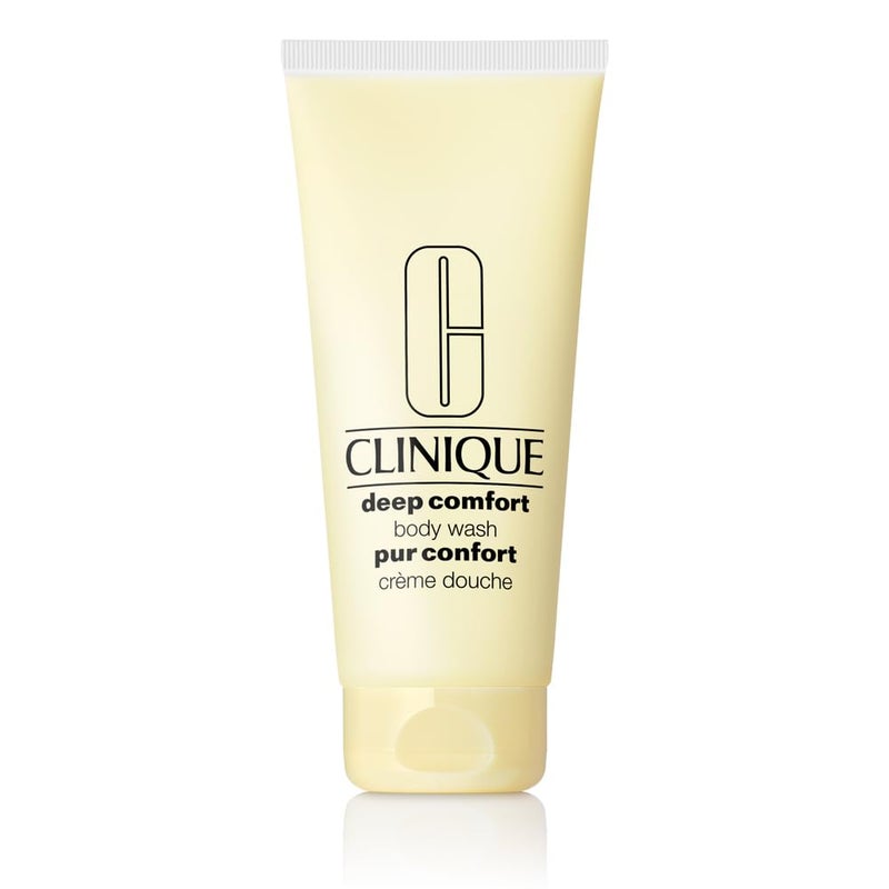 Clinique Deep Comfort Body Wash Gently Cleanses 67 Fl Oz - Image 1