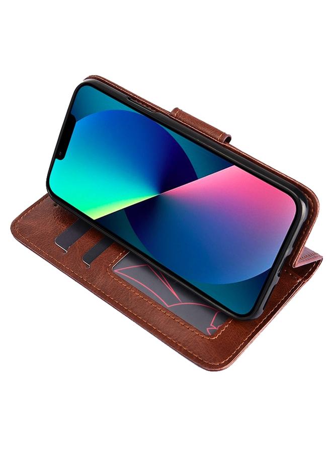 S-TOP Case For iPhone 14 Pro Max Crystal Texture Horizontal Flip Leather Phone Case - Image 4