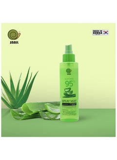 SNAIL Snail Aloe Vera 95% Spray Mist Moisture & Smoothing & Nourishing 150ml  - Image 3