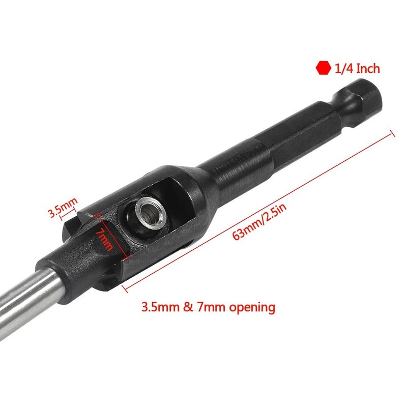 Quick Assembly Tool For 1 10 RC Crawler Links Golden Color Compatible With Trx4 Scx10 Tf2 And Vs4 10 Rod Ends And Ball Joint Wrench With 1 4 Inch Hex Shank - Image 4