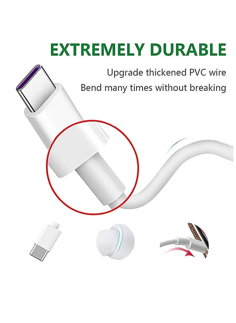 Fast Type-C for Xiaomi Poco F1 Armoured Edition Charger Adapter Wall | Mobile | Android USB Charger with 1 Meter USB Type C Charging Data Cable