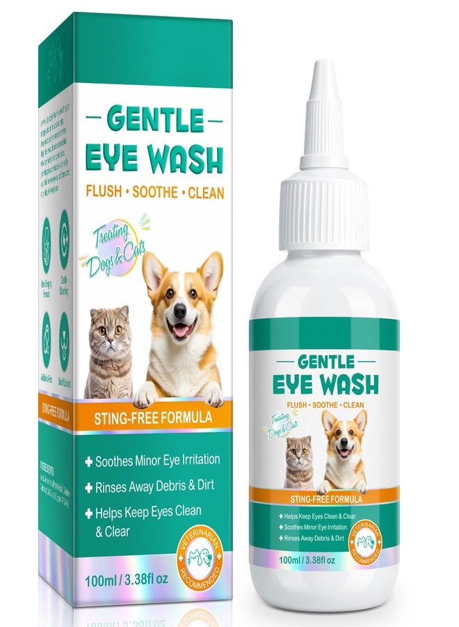 Arkture Dog Eye Drops, Eye Infection Treatment for Dogs and Cats, Soothe Infection & Allergy, Relieve Dry, Pink & Minor Irritated Eyes, Pet Tear Stain Remover & Eyes Cleaner, 100ml - Image 1