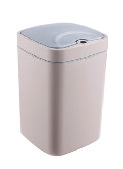 Hihonor 18L Electric Trash Can, Rechargeable Battery Dual Purpose Model Trash Can with Lid, Smart Electric Plastic Narrow Trash Can (Living Room, Bedroom, Office, Kitchen), Pink  - Image 1