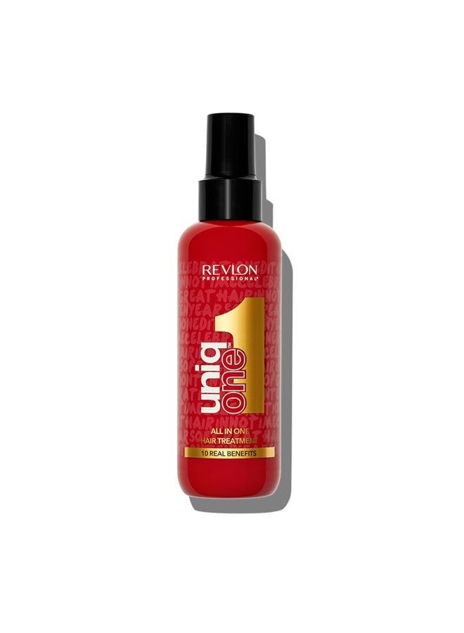 Revlon Professional AUITRONCARE Professional Vegan Leave In Conditioner & Hair Treatment for Shine & Frizz Control, Gifts For Women/Men (150ml) Celebration Edition, All Hair Types - Image 2