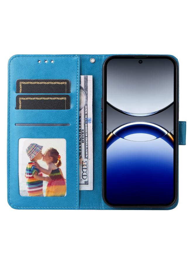 S-TOP Case For OPPO Find X8 Pro Embossed Sunflower Leather Phone Case - Image 4