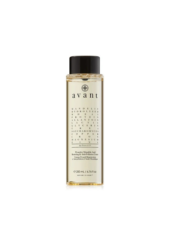 Avant Skincare Avant Skincare Proactive Mandelic Acid Restoring and Anti-Pollution Toner 200ml  - Image 3