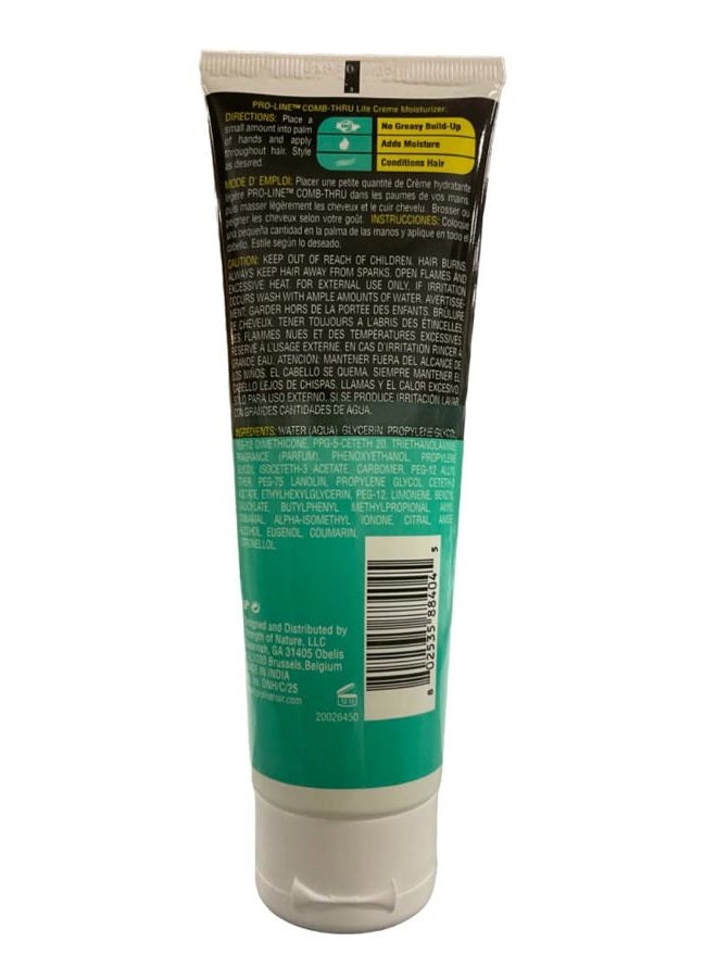 PROLINE Comb-Thru Lite-Cr?me Moisturizer, Hair & Scalp Conditioner for Men, 4-Ounce Tubes (Pack of 6) - Image 2
