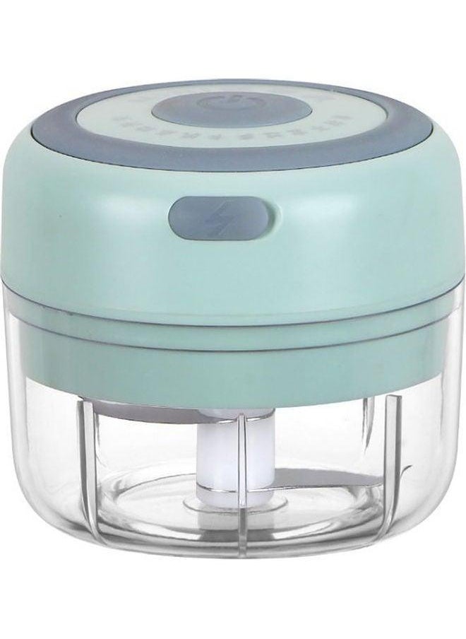 ماركة غير محددة Mini Garlic Masher USB Charging Blue  - Image 1
