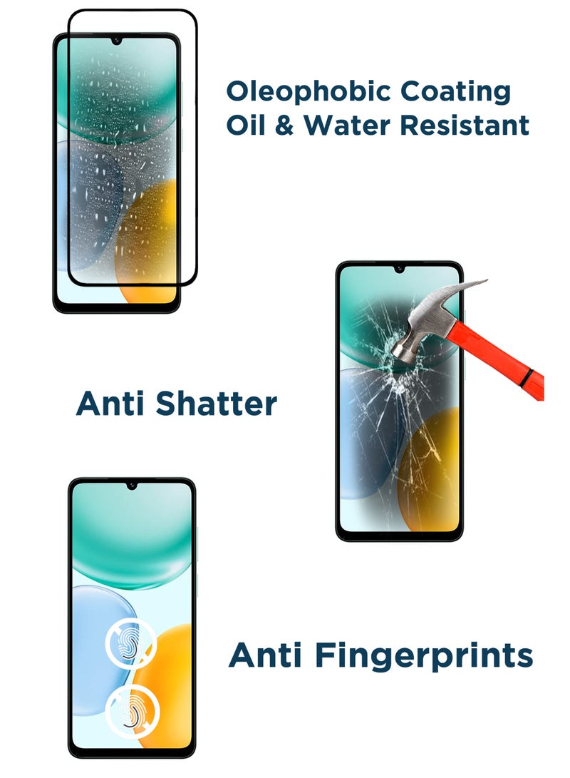 For Honor X5c / X5c Plus - Tempered Glass Screen Protector - Advanced Border-Less Full Edge to Edge ,Shatterproof , High Responsiveness , Higher Transparency , Quick to Install ,Anti-scratch and Bubble-free Screen Protector - Image 3