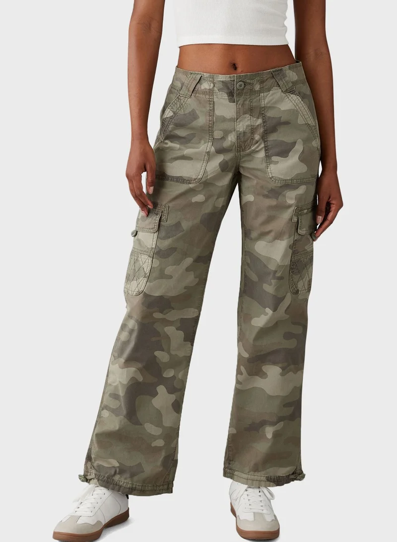 امريكان ايجل High Waist Baggy Joggers