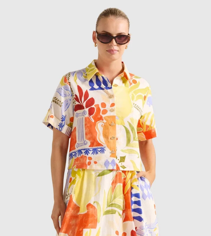 PERLA Printed Short Sleeves Shirt